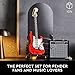 LEGO Ideas Fender Stratocaster 21329 DIY Guitar Model Building Set for Music Lovers, Complete with 65 Princeton Reverb Amplifier & Authentic Accessories, Perfect Way to Rock Gift Giving