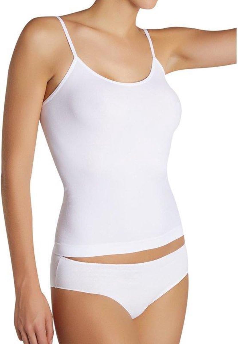 YSABEL MORA Camiseta lencera Tirante Fino algodón