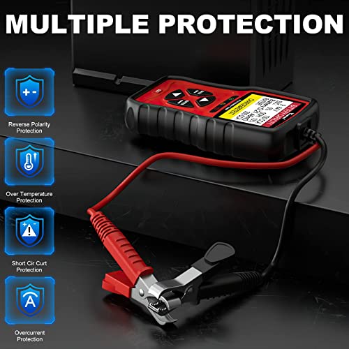 Vdiagtool Bt310 Car Battery Tester Load Tester 12/24V 100-2000 Cca Digital Battery Analyzer Automotive Alternator Tester Cranking Charging Test For Suv Atv Truck #TOP6