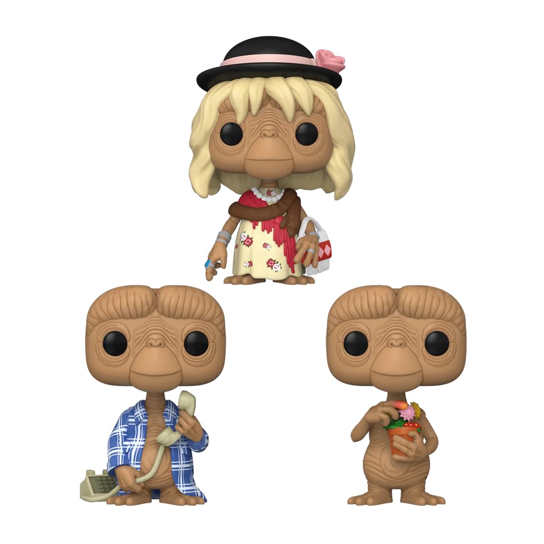 Blister 3 figuras POP E.T El Extraterrestre Exclusive