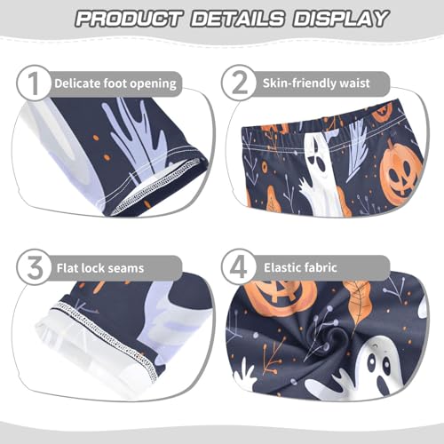 Toddler Girls Leggings Printed Yoga Pants Leggings Ghost Decoration Elements for Kids3