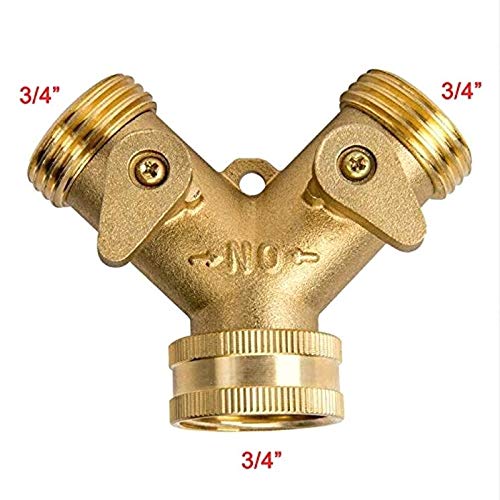 DULALA 1Pcs Water Hose Splitter 3/4