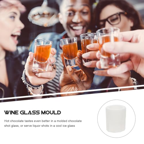 Molde de silicona para 10 vasos shot de hielo miniatura 3