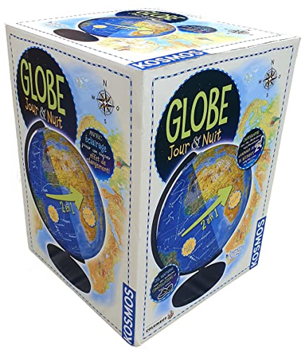Wingames 673109 Globe terrestre Lumineux Jour & Nuit 26cm Multicolore Cover