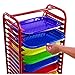 Colorations® Mobile Art Rack, Easy Classroom Prep, Ideal for Paintings, Organize & Transport Art Materials, Manipulatives, Puzzles, 20 Slots for Trays, Trays Not Included with Rack