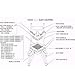 Nemco Blade Holder Assembly Kit Only for 1 inch Cut Easy Chopper - 1 each.