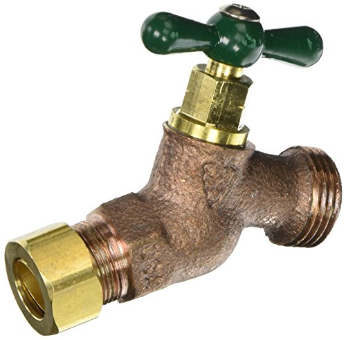 ARROWHEAD BRASS & PLUMBING 254CCLF 1/2" Compression, Red Brass, Straight Hose Bibb by Ayoii - Used condition - US$8.49