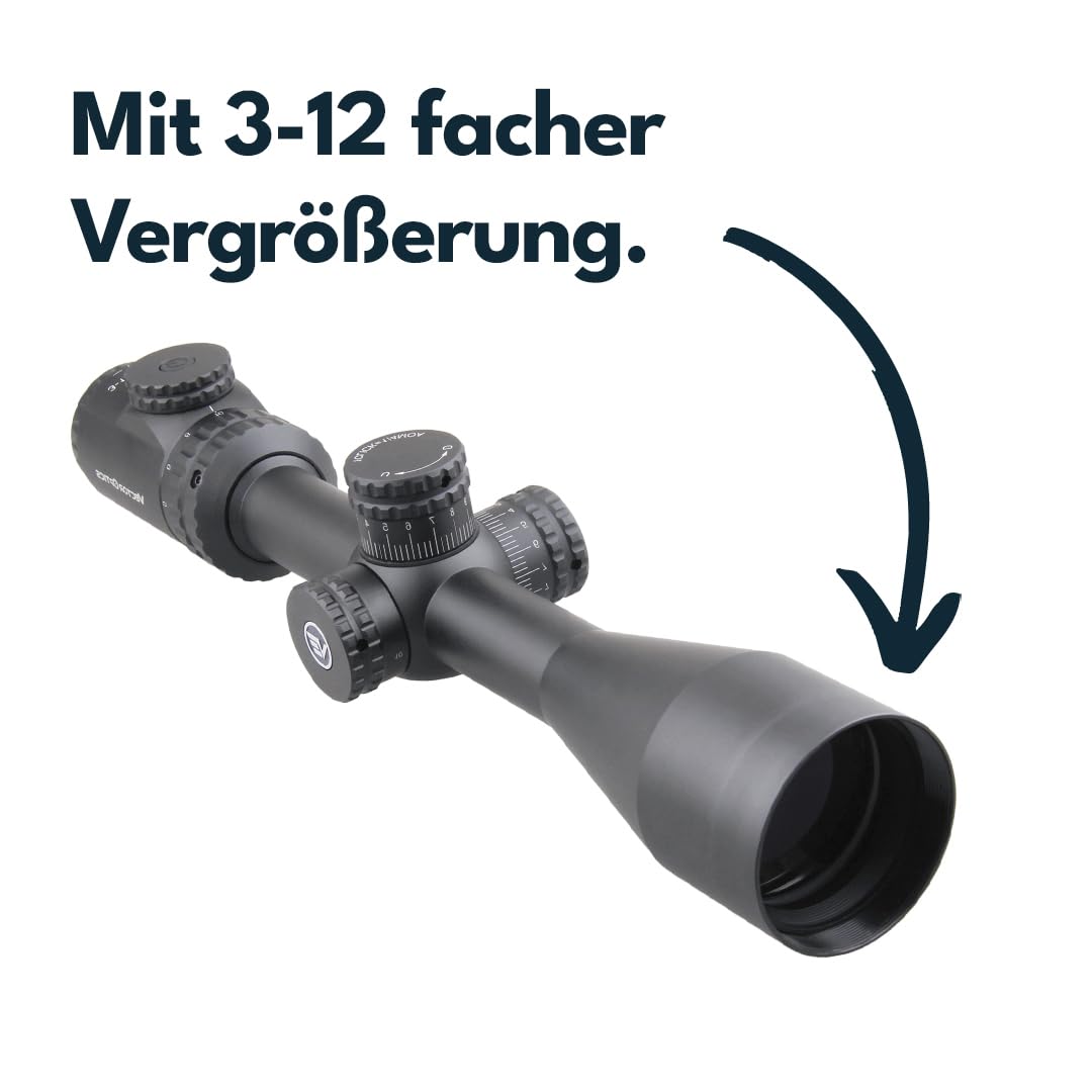 Vector Optics SCOM-31 Hugo 3-12x44 GT SFP Zielfernrohr für Sport