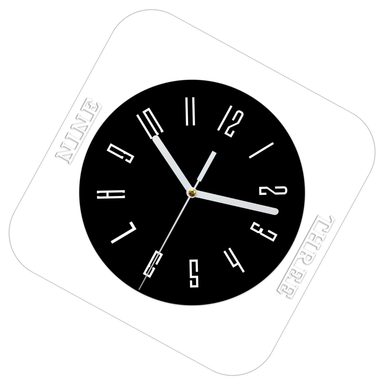 Kalttoy Silents None Ticking Wall Clocks Battery Operated, Decorative Clock for Bathroom Kitchen Living Room Decorative Clock Silents Wall Clocks Battery Operated None Ticking