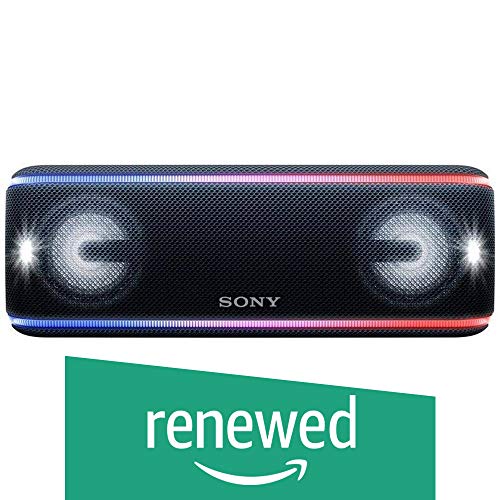 Sony SRS-XB41 Portable Wireless Bluetooth Speaker, Black (Renewed)