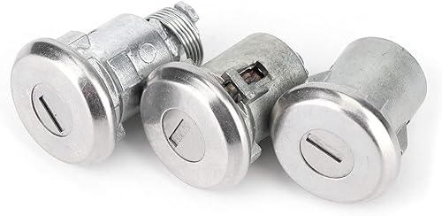 Miniatura 6 de Juego de cerradura de maletero de puerta, kit universal de llaves de puerta y maletero, 654394765282 repuesto compatible con Chevelle Malibu Monte