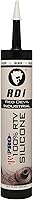 Vista 8 de Red Devil 08162I RD PRO RTV de grado industrial 100% silicona resistente a la intemperie, tubo de 10.1 oz, almendra, paquete de 1