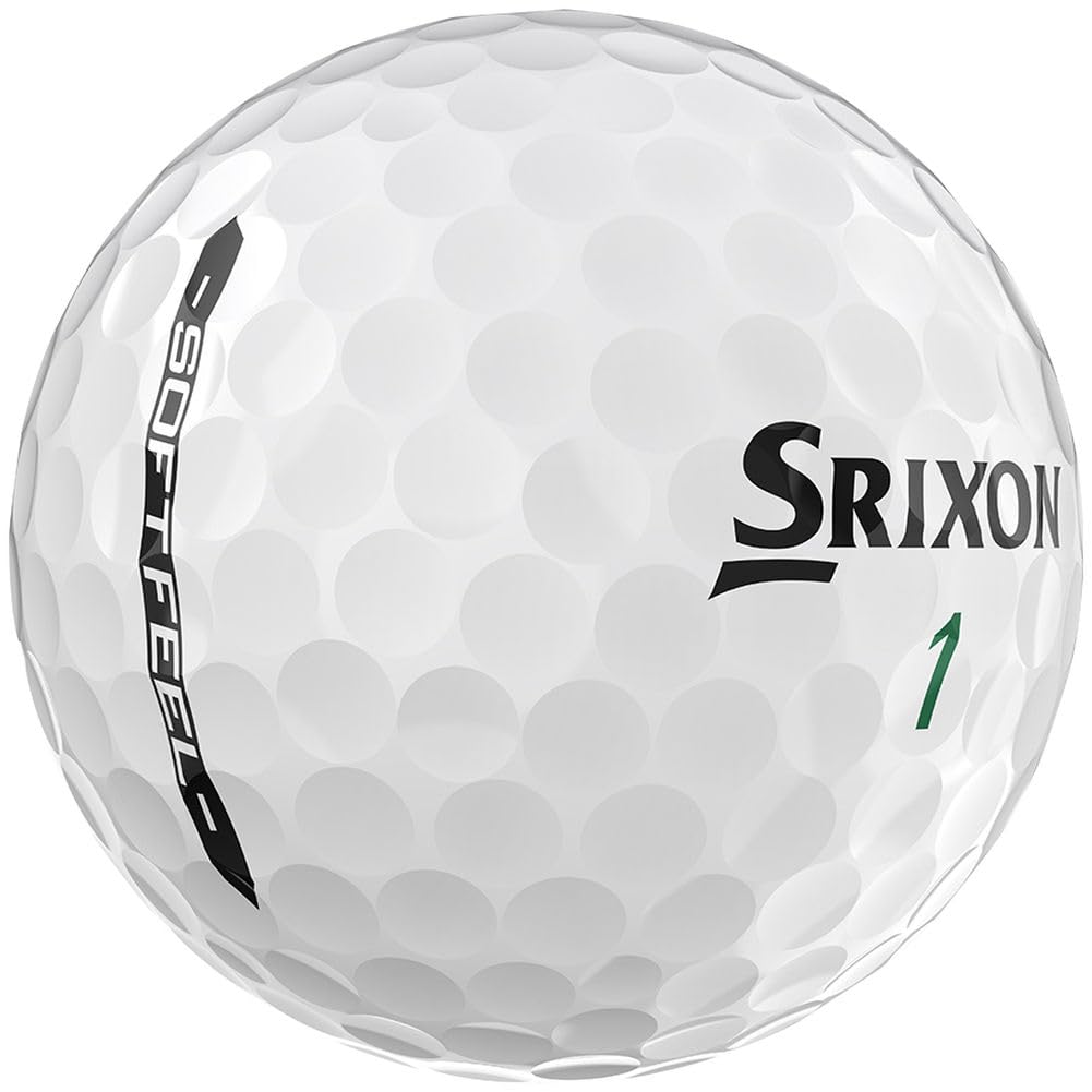 Srixon Soft Feel Golf Balls (Soft White, 3pk) 1 Sleeve 2025 New