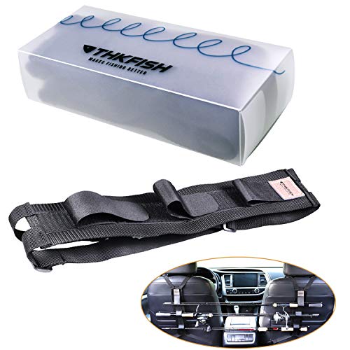 thkfish Soporte para cañas de pescar de vehículos, soporte para caña de pescar, soporte para cañas de pescar, asiento para camión, SUV, furgonetas