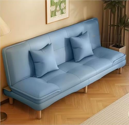 ソファーベッド ローソファ 折り畳み ソファ モダンデコ 折りたたみベッドソファー 1/2人掛けソファー 3way 低反発メモリーフォーム 快適で通気性に優れています 耐久性と実用性を備えています 弾力性 ハイレッグソファデザイン 一人暮らしに最適 (湖の