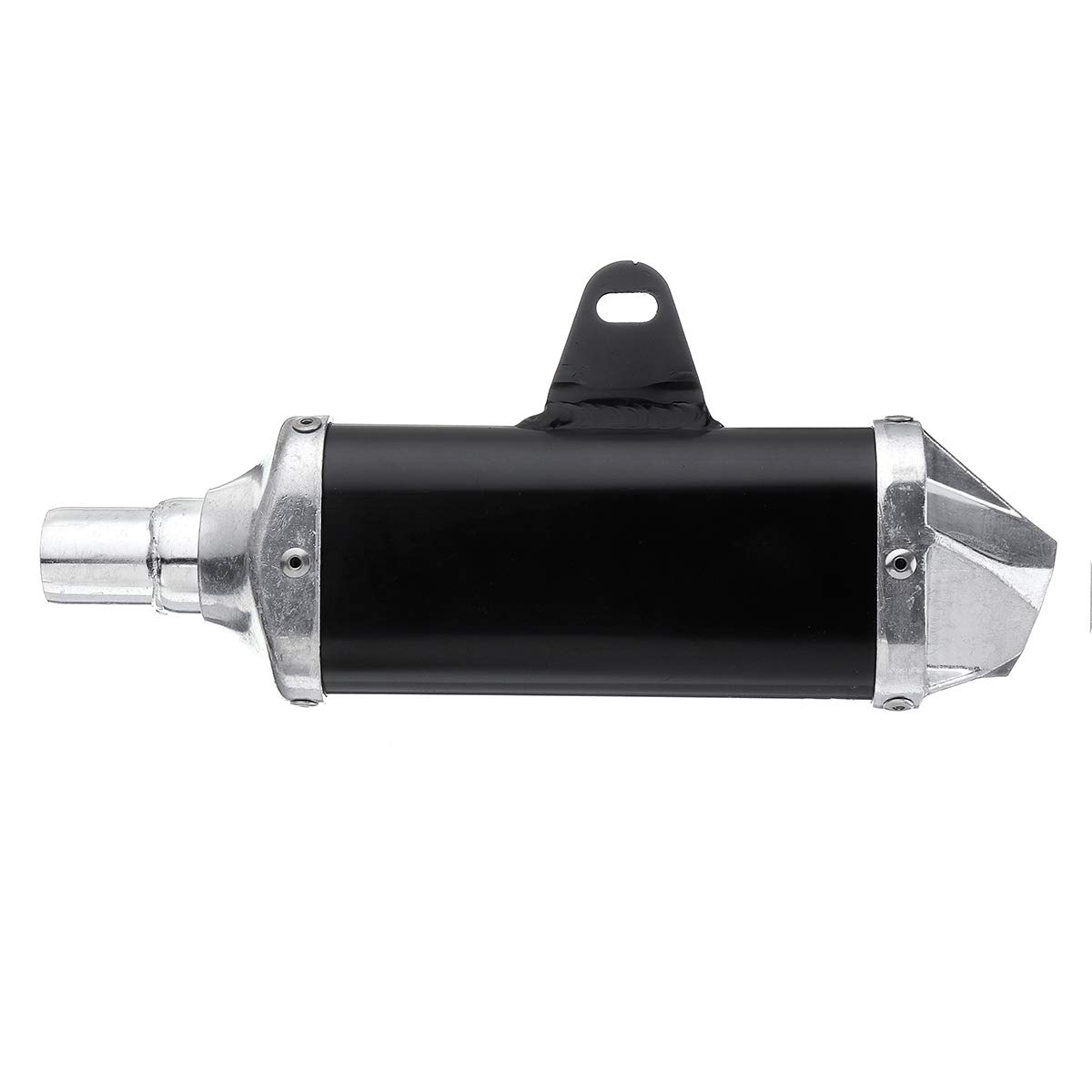 Viviance Marmitta Compatibile con Scarico Moto Universale 28mm Tubo 50cc 110cc 125cc 140cc 150cc Pit Dirt Bike