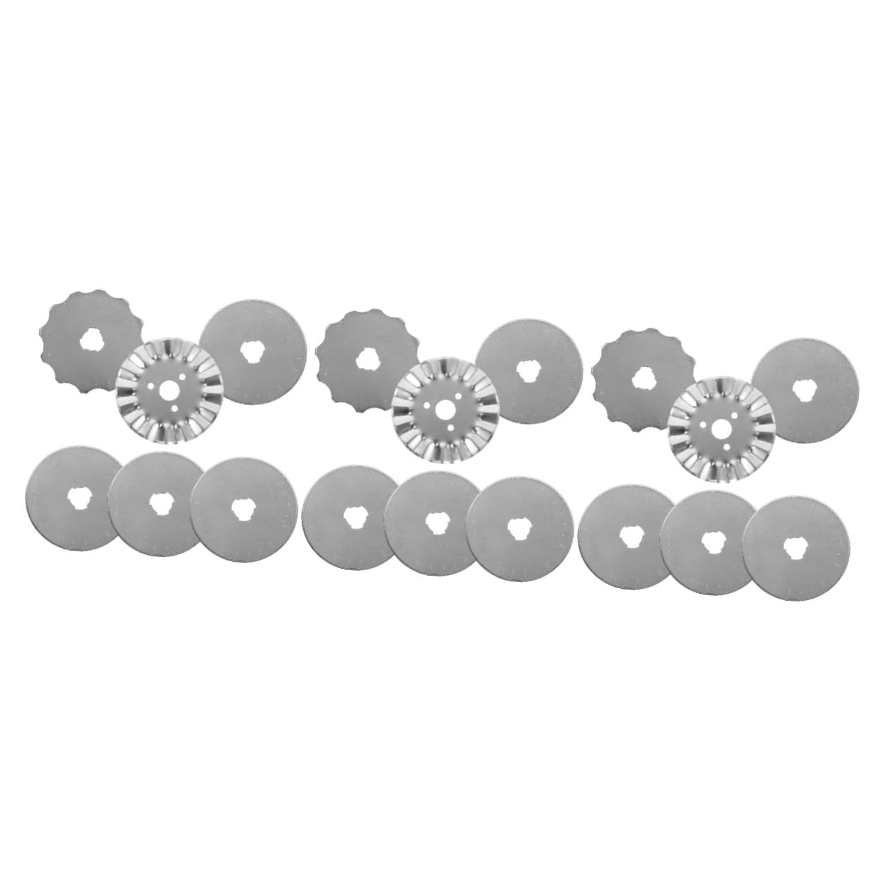 VILLCASE 18 Uds Cuchillas Para Acolchar Cuchillas De Corte Rotativo Afiladas Afilador De Corte De Tela Rotativas De Costura Para Cuero
