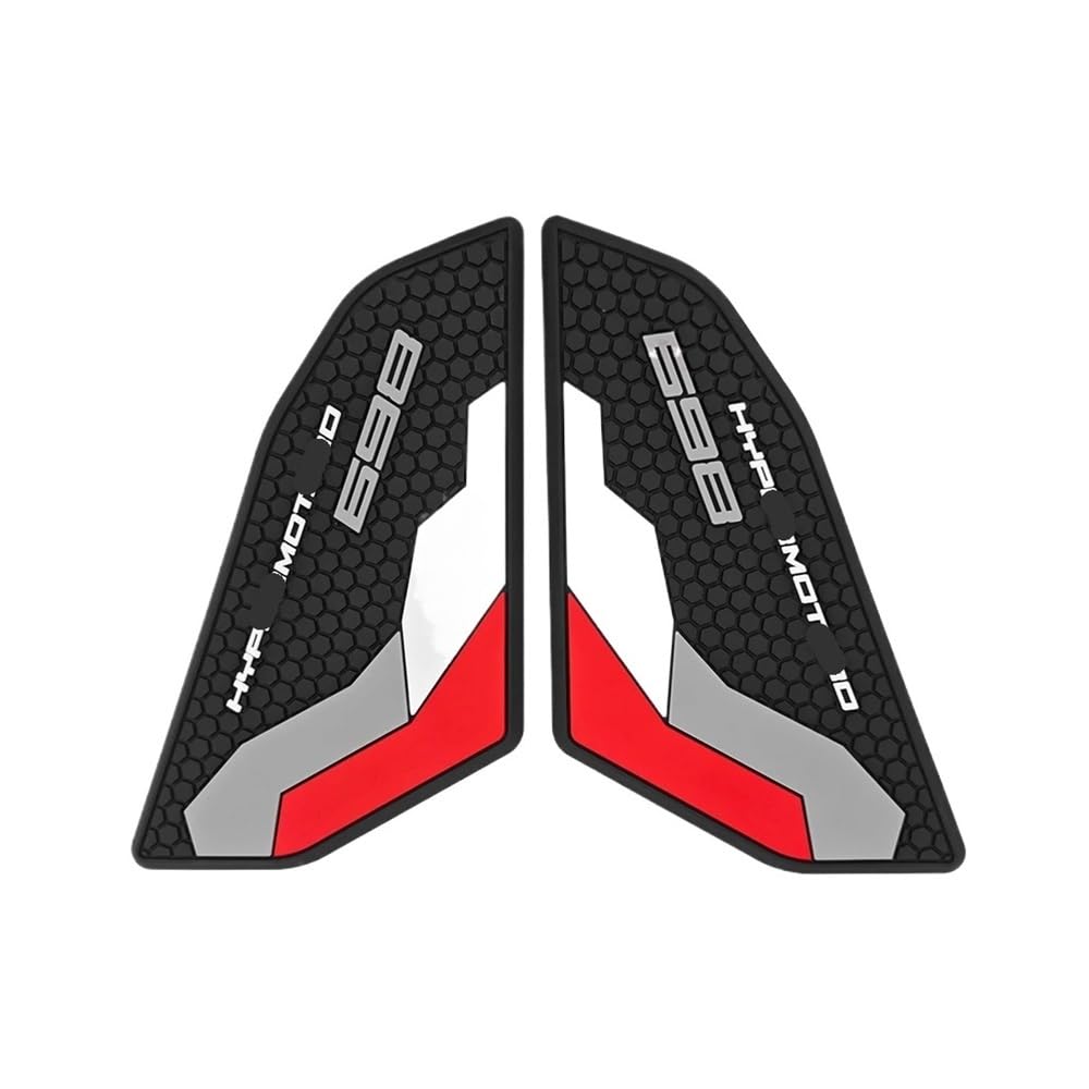 Grip réservoir moto Hypermotard 698 Mono RVE 2025 pour les virages