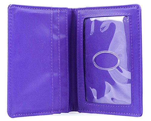 Image of Big Skinny Yorker ID Slim Wallet, Holds Up to 24 Cards, Purple