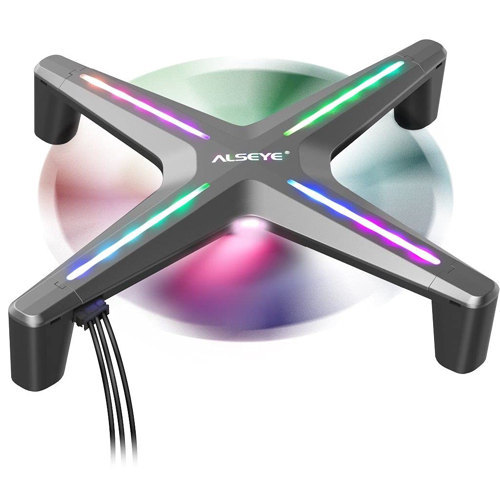 Inter-Tech ALSEYE X12 KIT Boitier PC wentylator 12 cm, szary