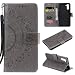 Produktbild CoverKingz Handyhülle für Samsung Galaxy Note10 - Handytasche mit Kartenfach Note 10 - Cover - Handy Hülle klappbar Motiv Mandala Grau