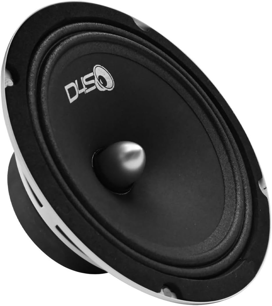 Down4Sound SFX65-4P 6.5 Inch Midrange Car Audio Speakers 4 Ohm 200W RMS Pair