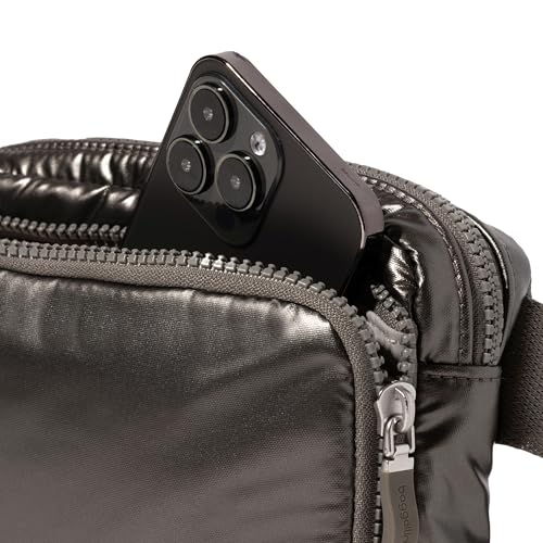 Image of Baggallini Modern Belt Bag 5x8 Travel Fanny Pack Sling Bag Waistpack w /RFID Card Holder Water-resistant Crossbody Bag