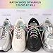 XJYXQF Rhinestone Shoe laces 1 Pairs - Bling round Glitter Shoe Laces for Sneakers (47 Inch) | Sparkle Diamond Laces with Crystal Protection Mesh | Easy Thread Replacement Drawstrings(Multicolor)