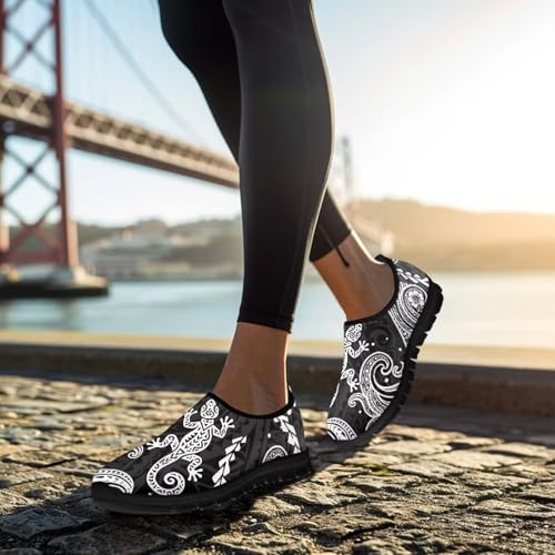 Howilath Casual Shoes for Women Lightweight Slip on Sneakers Novelty Walking Sneakers Running Loafers with Anti-Skid Soles3