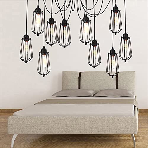 Lampe araignée de plafond semi-encastrée réglable et robuste - 3