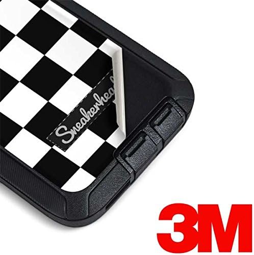 Skinit Decal Skin Compatible with OtterBox Defender Galaxy S9 Plus - Officially Licensed Originally Designed Sneakerhead Checkered Design