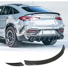 Carbon Fiber Trunk Spoiler for Mercedes-Benz W167 GLE400 GLE450 GLE63 GLE53 AMG 4-Door 2020-2025 Auto Rear Boot Lid Highkick Spoiler Wing Lip