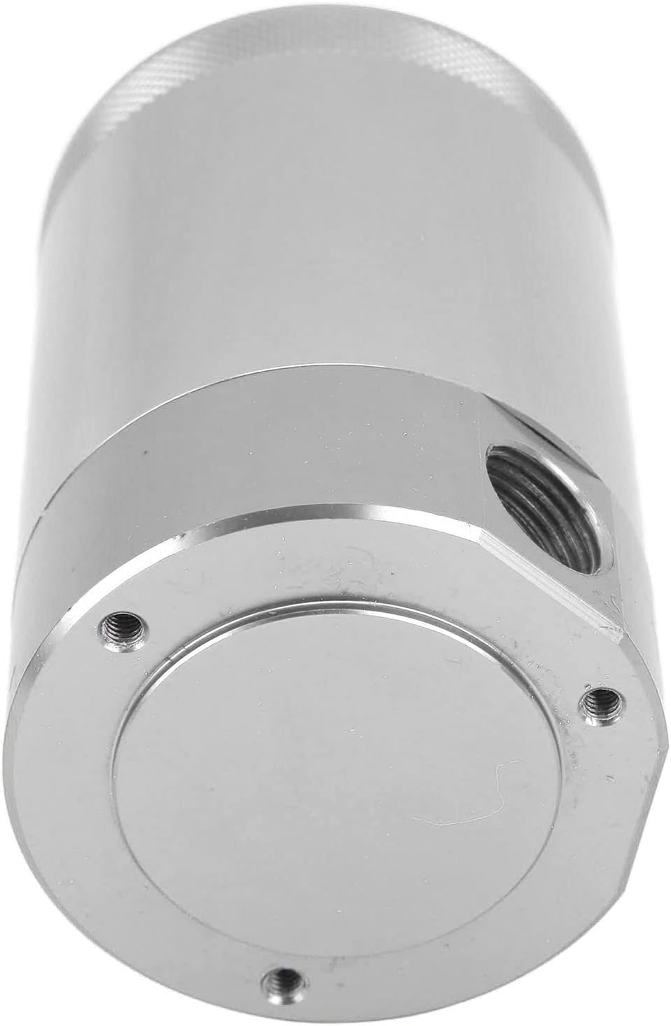 Oil Catch Can Kit, Aluminium Alloy, Dual Port, Replacement for SS 6.2L 2016 Up - Enhance Engine Performance, Prevent Sludge Build Up, Easy Installation (Silver)