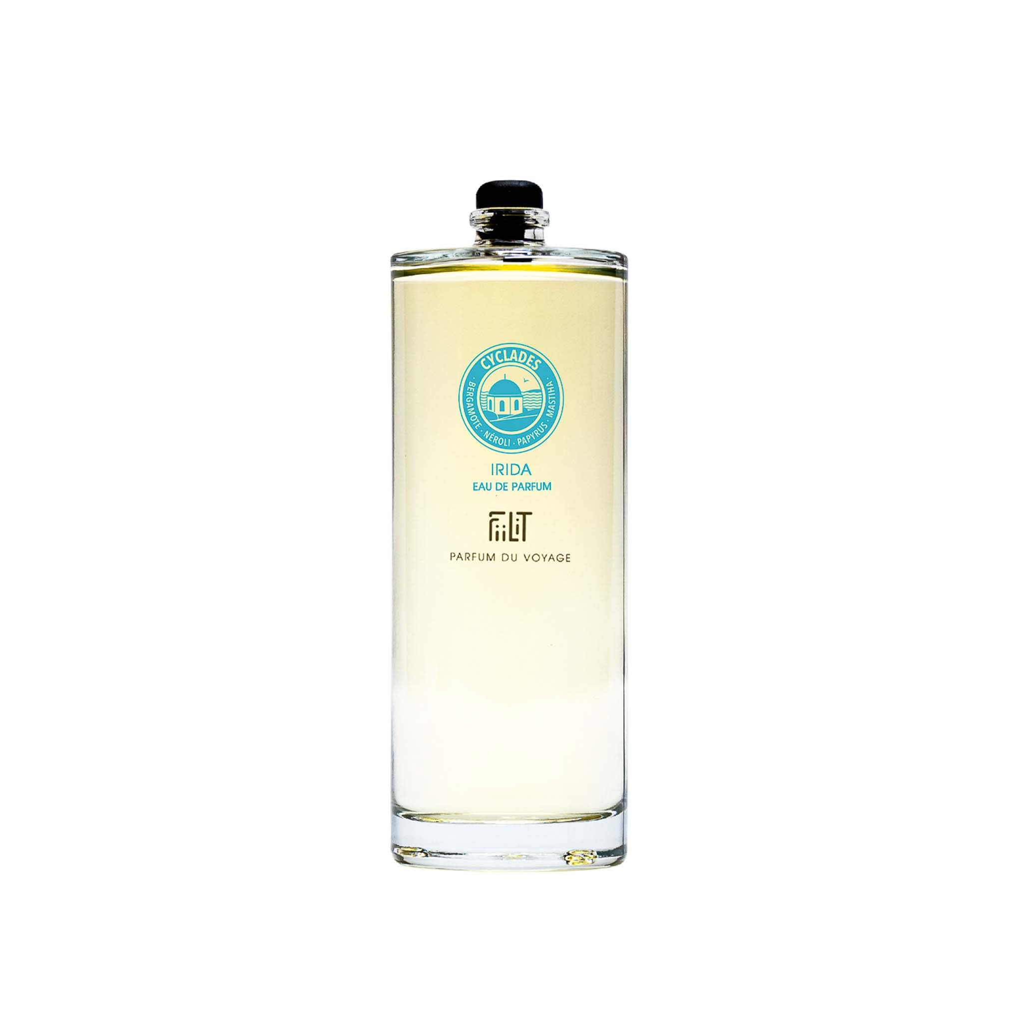 Naturalna woda perfumowana IRIDA CYCLADES 100 ml RECHARGE - FiiLiT perfumy podróżne - dla kobiet i mężczyzn - Bergamotka mastic Papirus Aromatyczny drzewo bursztynowe