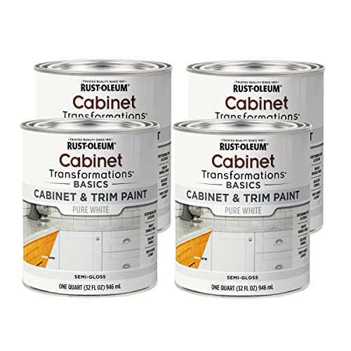 Rust-Oleum Transformations Cabinet & Trim Paint Quart 4-Pack