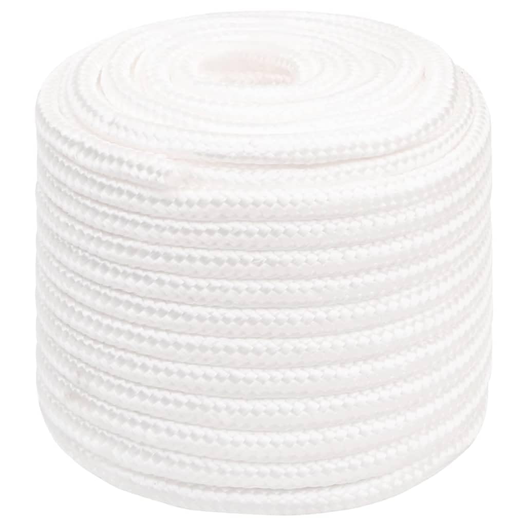 vidaXL Boat Rope - 100m Full White Polypropylene Rope - 18mm Thickness - Resilient & Weather-Resistant - Ideal for Sailing, Boating and Yachting โ image 1