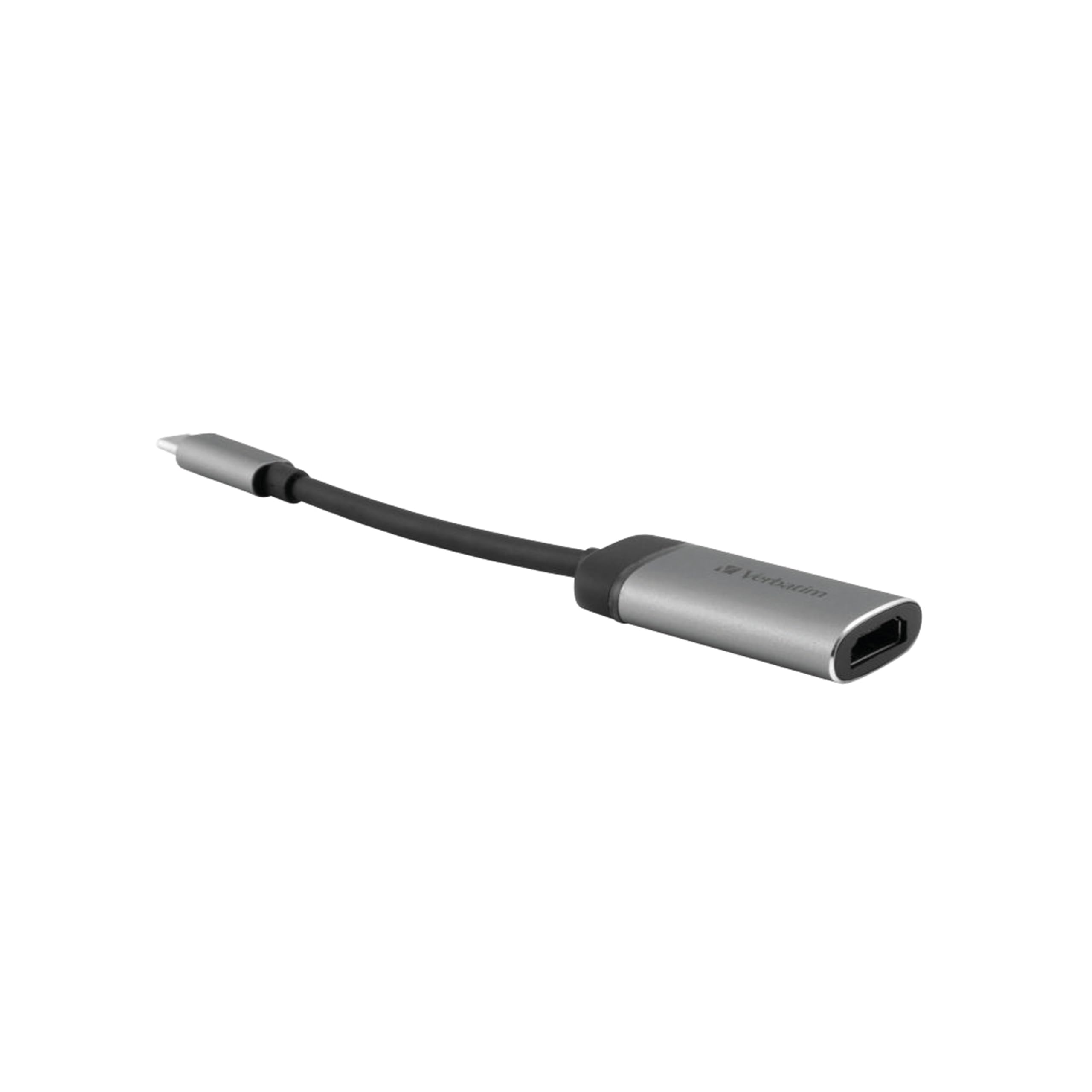 Verbatim USB-C™ auf HDMI 4K Adapter - Für den Anschluß von USB-C- oder Thunderbolt 3-fähigen Laptops und MacBooks an EIN Projektor oder Monitor, 49143