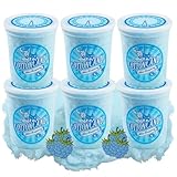 CHOCOLATE STORYBOOK Cotton Candy β Unique Idea for Holidays, Birthdays, Gag Gifts, Party Favors (Blue Raspberry, 1.75 oz each, 6-Pack)