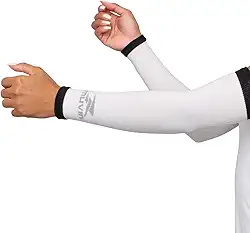 Manguito Longo Solid Muvin – Par – Material com Boa Respirabilidade – Manga – Proteção – Caminhada – Corrida – Ciclismo – Vôlei – Sem Costuras – Ótimo Ajuste – Desempenho - Conforto - Unissex