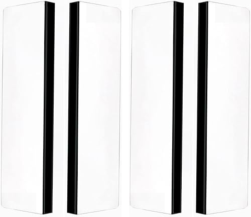 Paquete de 4 tableros de notas para monitor de computadora para monitores sin borde, soporte de notas adhesivas para monitor de computadora, tablero