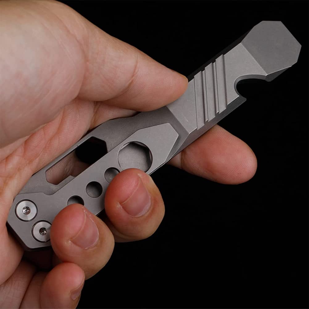 Multifunktionale Hebelstange, Tasche Hebel Bar Schraubendreher, Flaschenöffner Werkzeug Schlüssel für den Außenbereich. ( Stone Wash)