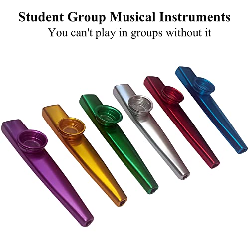 Lot de 6 kazoo 6 kazoo en métal pour enfants - Les Beatles, Paul McCartney, John Lennon, RIngo Starr, George Harrison Lot de 6 kazoo 6 kazoo en métal pour enfants – Image 5