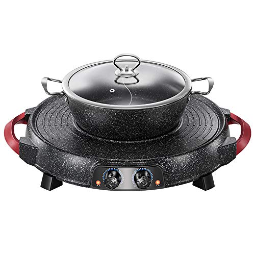 Grill, Elektrogrill Tischgrill, Ring Heizrohr, Schnelle Heizung, Große Kapazität, Verbreiterter Verbrühschutzgriff, Geeignet Für Küche,