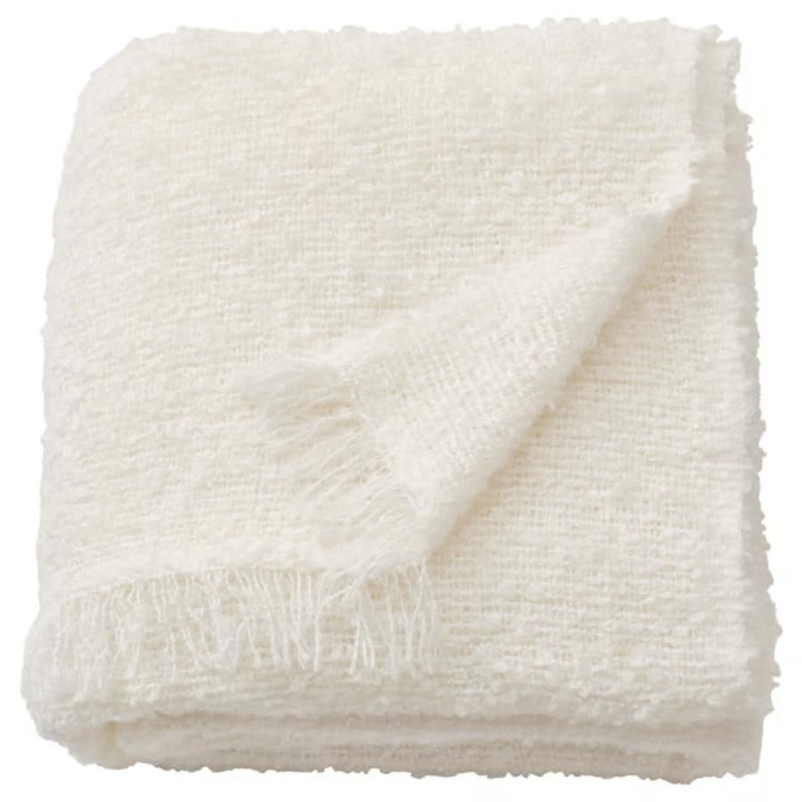 stoRk SANDBRODD Throw, Off-White, 100% Recycled Polyester, 130x170 cm, Machine Washable-image-26