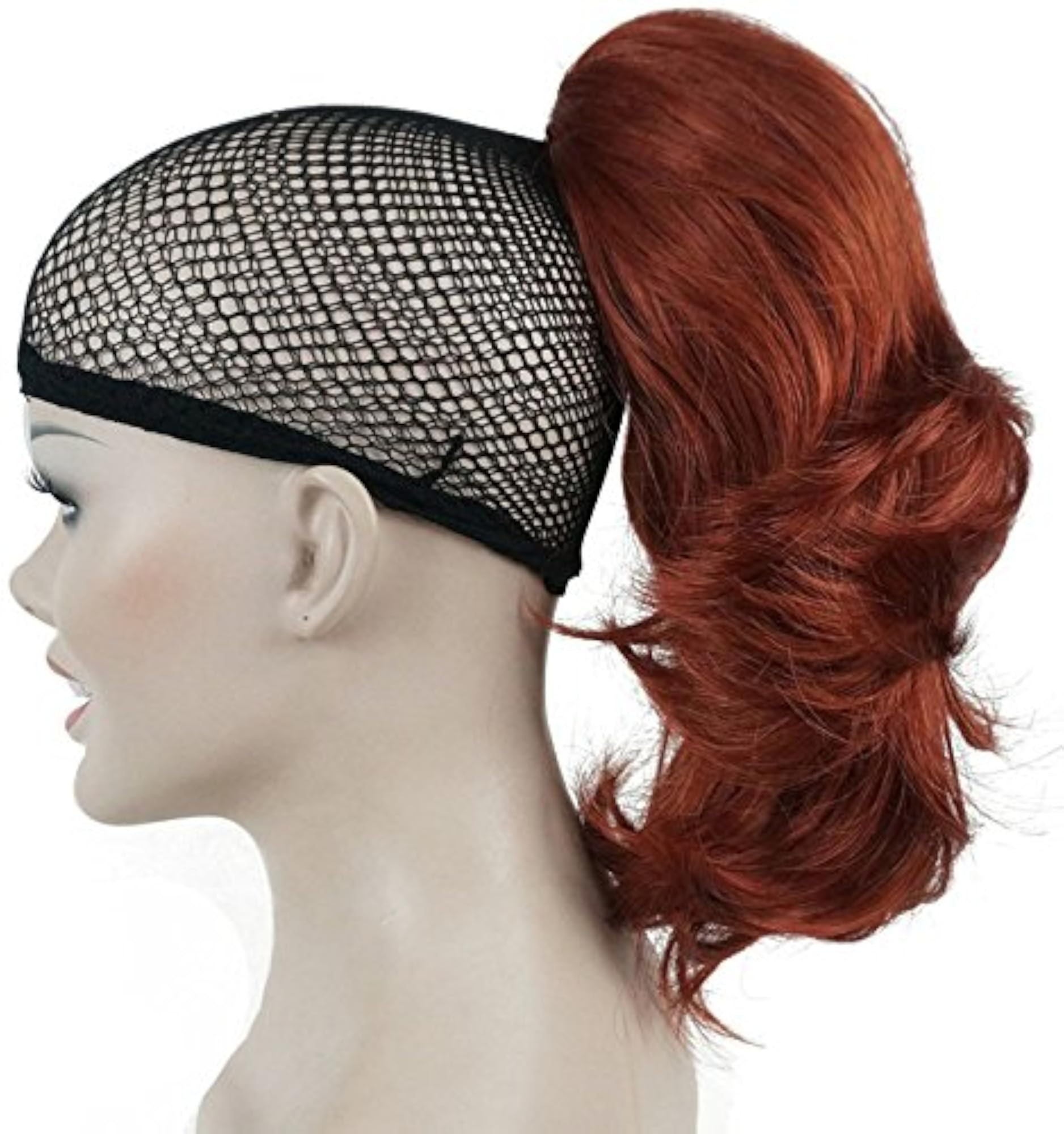 12" Dual Use Straight Curly Styled Clip In Claw Ponytail Hair Extension