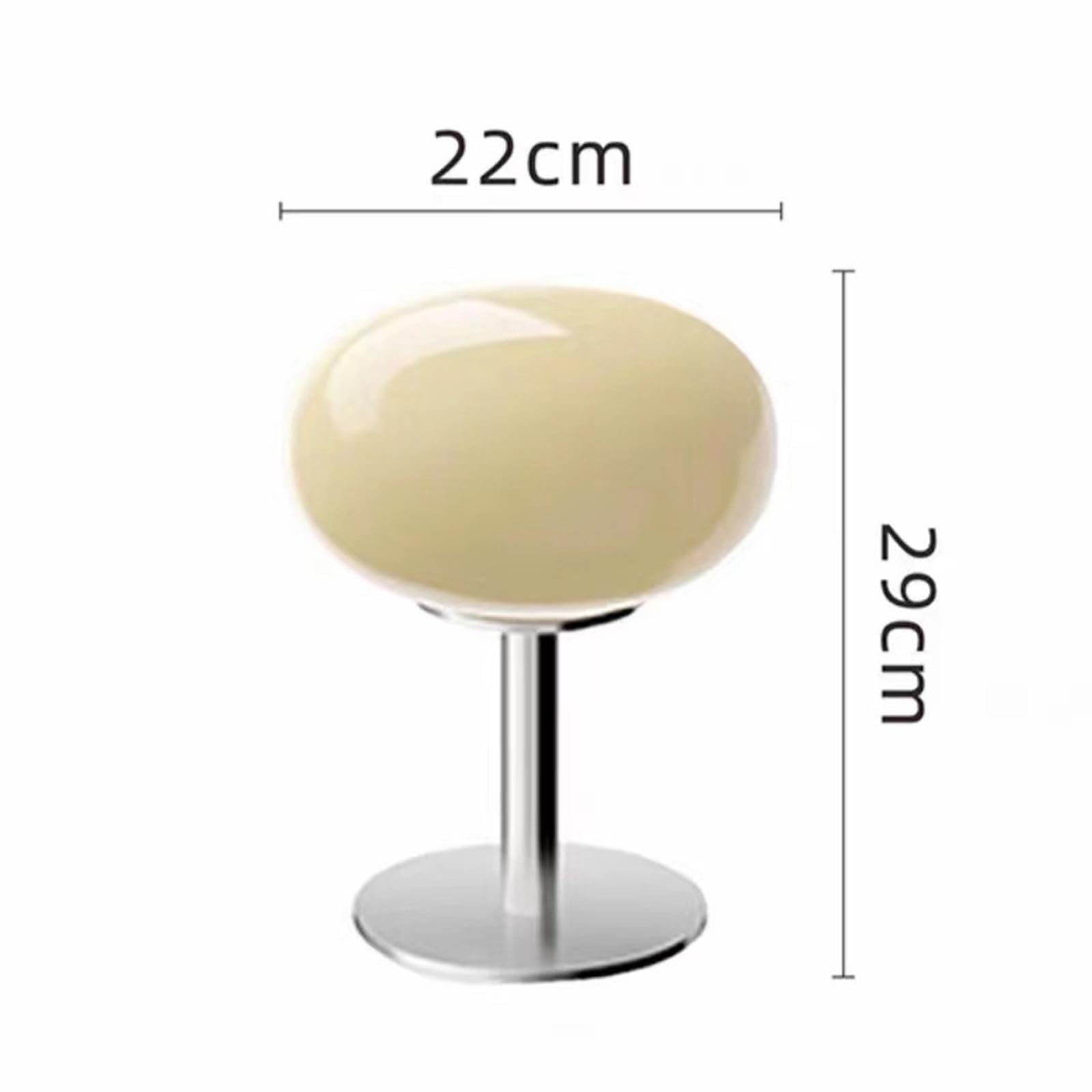 Lampada da Tavolo con Paralume a Forma di Lecca-Lecca, Moderna ed Elegante, per l'arredamento o per l'illuminazione dell'ufficio o per la Famiglia,