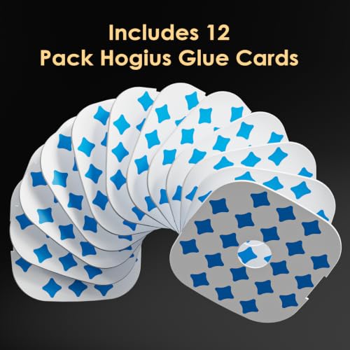 Image of 12 Pack Magnetism Glue Cards Hogius Indoor Plug-in Fly Trap Refill Pack for Hogius Indoor Fly Trap