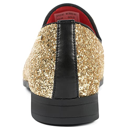 Image of UUBARIS Mens Dress Loafers Tuxedo Suit Slip on Shoes