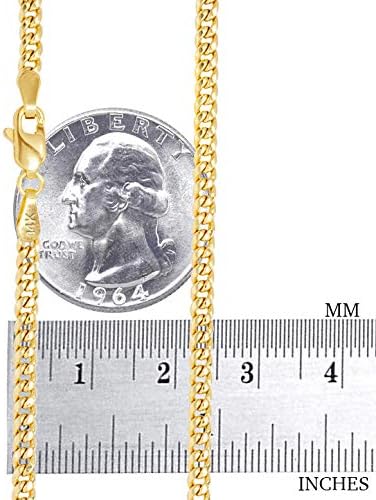 Nuragold 14k Real Yellow Gold Miami Cuban Link 3mm Chain Bracelet or Anklet (7"-9") Italian Jewelry for Men & Women - Image 7