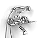 Deck Mount Tub Filler With Handshower